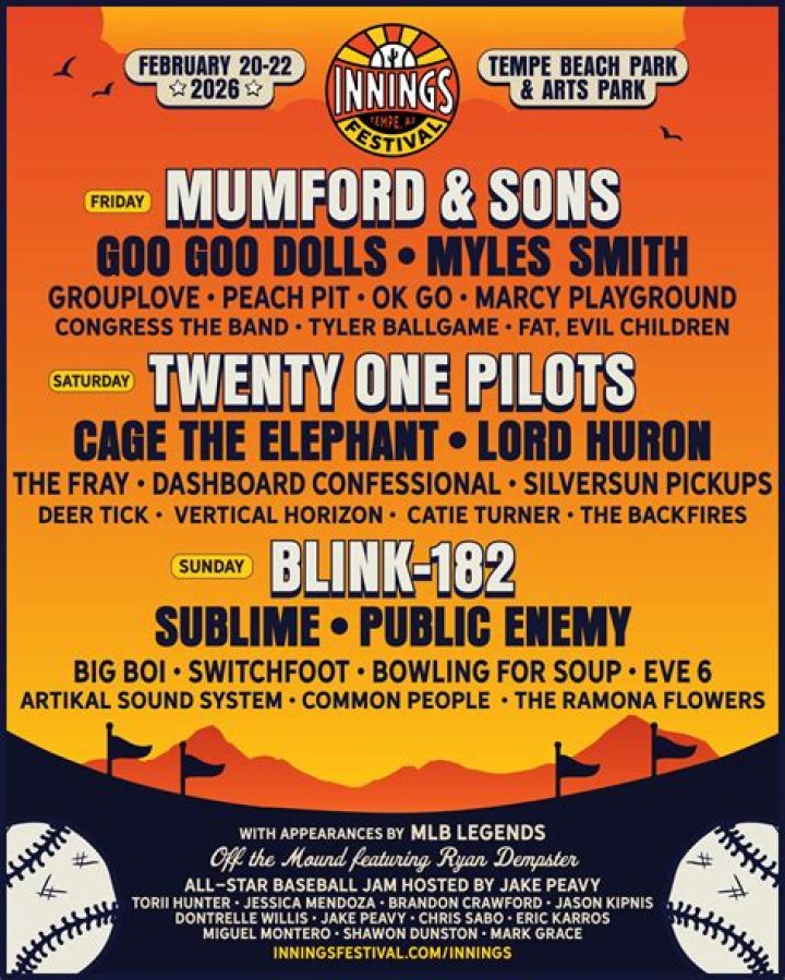 Eddie Vedder & Incubus To Headline 2019 Innings Festival