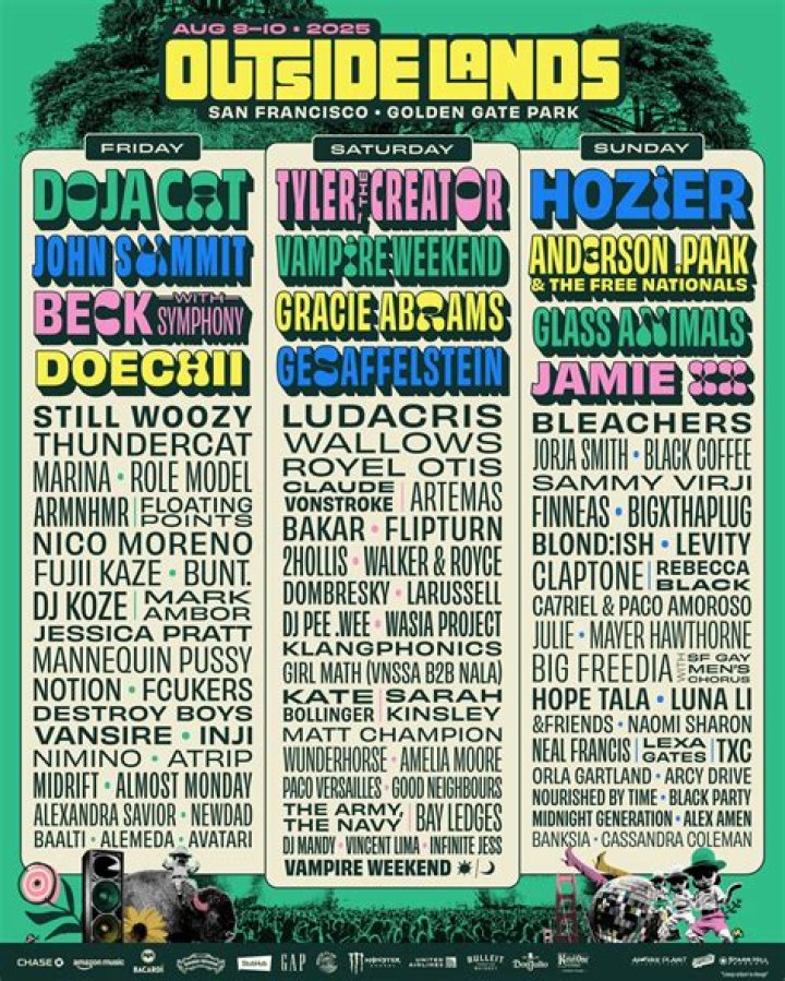 Outside Lands Organizers Announce The Return Of Night Shows